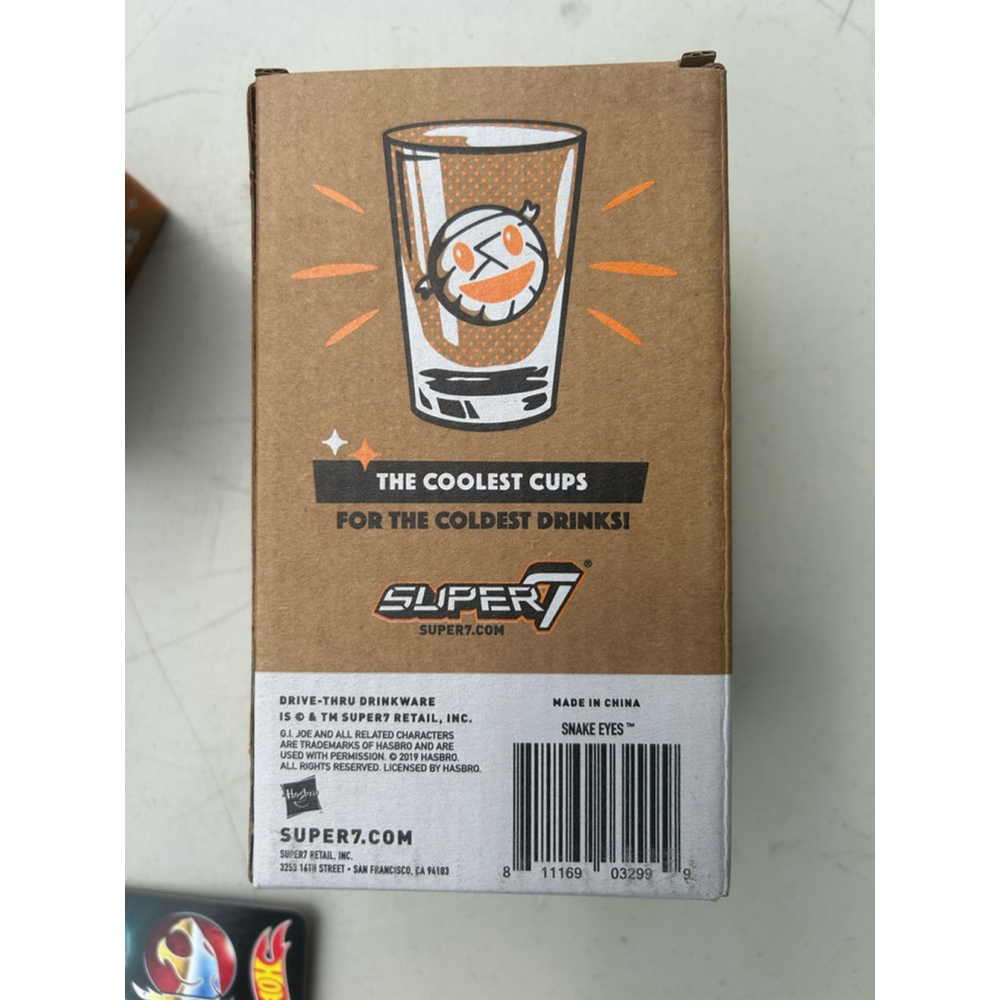 Snake Eyes Super7 Collectible Pint Glass 16 oz Multi-color - Picture 3 of 3